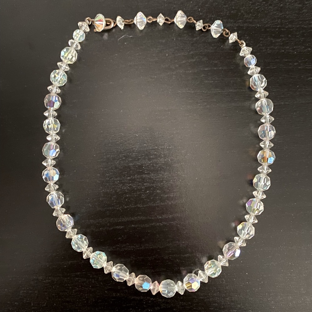 Iridescent Beaded Necklace